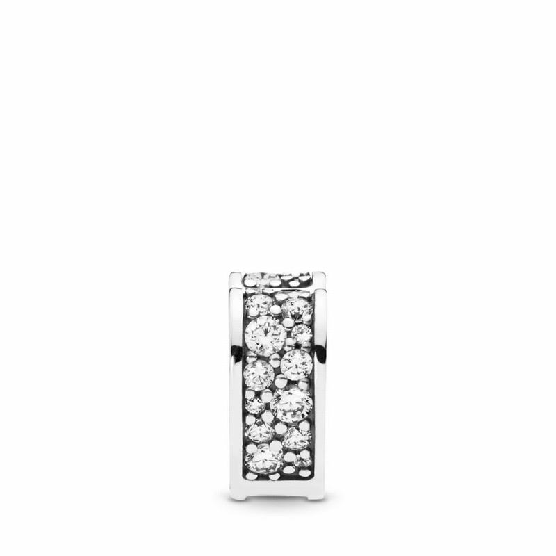 Pandora Sparkling Arcs of Love Clip Charm Silver Egypt NI1065937